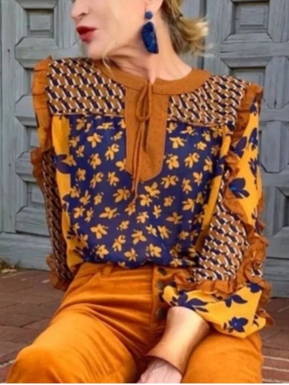Cabi 3953 Harmony Blouse Size L
